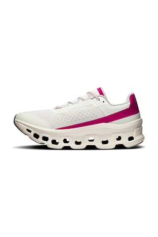 On Cloudmonster Kadın Koşu Ayakkabısı-3wd10104038 Ivory/grenadine