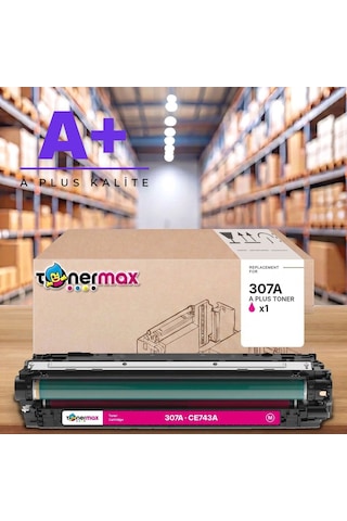 Hp 307a Ce743a Kırmızı Uyumlu Toner A Plus / Color Laserjet Cp5225 / Cp5225n / Cp5225dn