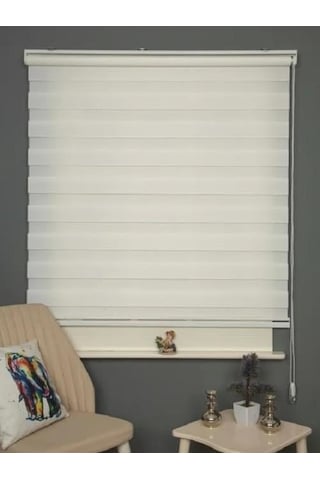Özel Jaluzi İthal Beyaz Düz Zebra Stor Perde 140x200 Cm, 436 Çok Renkli