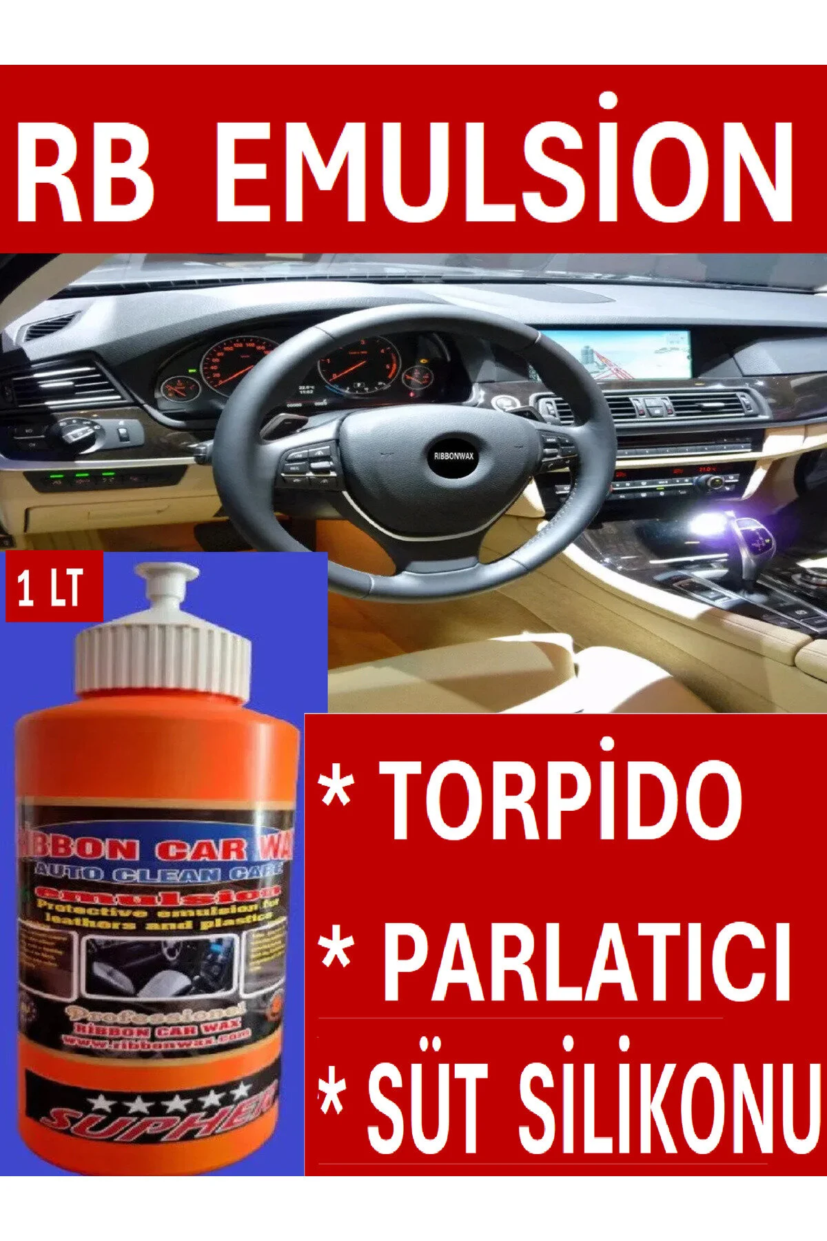 Rb Emulsion Torpido Parlatıcı Plastik Koruyucu Süt 1 Lt
