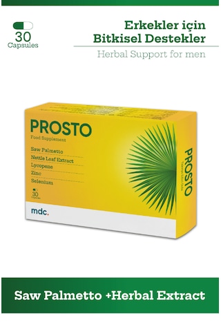 Mdc Prosto Saw Palmetto Takviye Edici Gıda 30 Kapsül