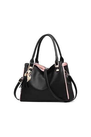 Neevoyu 2023 Sonbahar/kış Kadın Çanta Büyük Kapasiteli Moda Sırt Çantası Tek Omuz Çantası El Çantası Siyah Çok Renkli