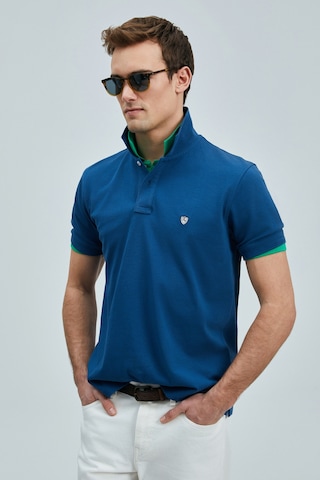 Lufian Erkek Polo Yaka T Shirt 111040206 Açık Lacivert Açık Lacivert