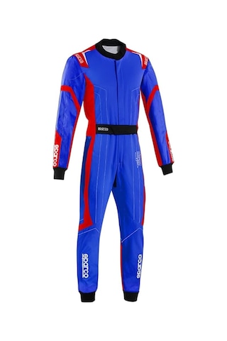 Sparco K48 Thunder Karting Yarış Tulumu L Mavi