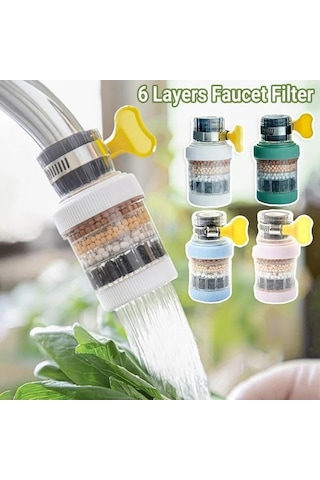 Ulzyvf Su Sistemi Reedark Musluk Katmanlı Karbonlu Filtresi Dönebilen Diğer Derece Beyaz Arıtma Aktif 6 360 - Pv Diğer