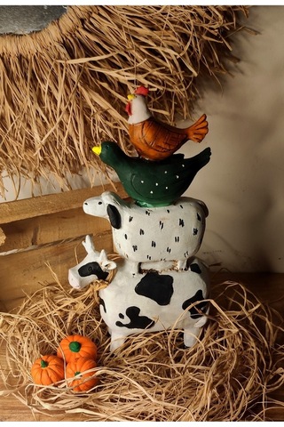 Bremen Mızıkacıları Farm Style, Çiftlik Biblo , Hediyelik , Dekor