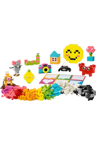 LEGO® Classic Yaratıcı Mutlu Kutu 11042 - 5 Yaş ve Üzeri Çocuklar İçin Hayal Gücünü Geliştiren Yaratıcı Renkli Oyuncak Yapım Seti (680P)