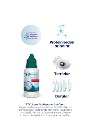 Tto Lens Solüsyonu 6×60 Ml +60 Ml Çanta Boy