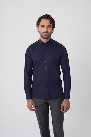 Bisse Regular Fit Erkek Uzun Kol Cepsiz Pamuk Lacivert Gömlek Gmczg250134 C39 Lacivert
