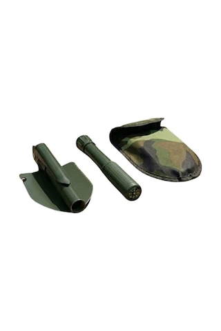 Kiwi Garden Kgms-701 Çok Amaçlı Katlanır Kürek Kamp Bahçe Kullanımı Kaymaz Sap Çok Renkli