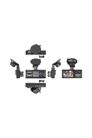 Hubrendy 1. 3 Kameralı Full Hd Araç Kamerası Ön, İç Ve Arka Görüş İle %100 Kapsama