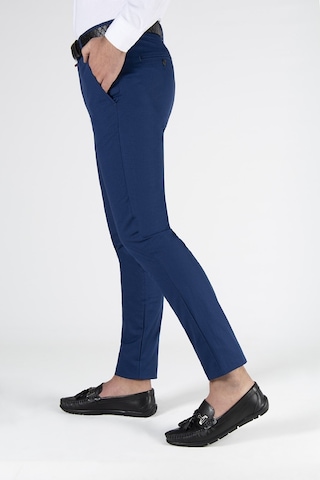 Terapi Men Erkek Slim Fit Petekli Italyan Kesim Keten Pantolon 21k-2200420-6 Sax Sax