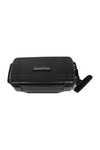 Quantum Seyahat Tipi 10 Taşıma Kordonlu Siyah Humidor Puro Kutusu - Trz3023
