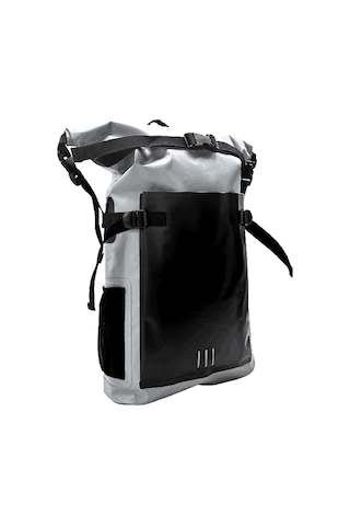 Neevoyu 30l Ipx6 Su Geçirmez Outdoor Sırt Çantası - Kuru-ıslak Ayrımı, 500d Pvc, Gri Gri