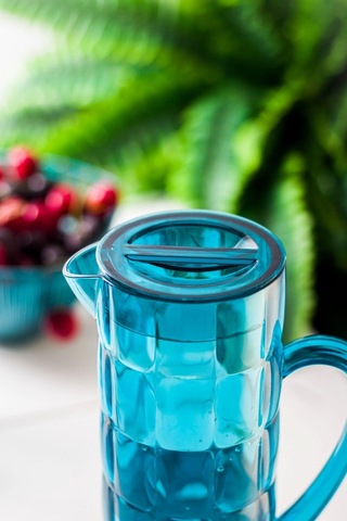 Arkilik Allegra 1,5 Lt Aquamarin Sürahi Buzdolabı Kapak Rafına Sığar