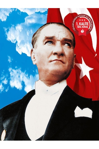 Atatürk Bayrağı 200x300 Cm - Raşel Kumaş 1. Kalite No1 200 x 300 CM