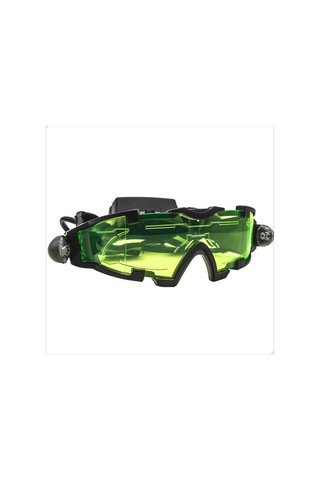 Kayak, Unisex Pc Lens Gözlükleri İçin Led Işığı, Elastik Bant Koruyucu Camlı Gece Görüş Gözlükleri Çok Renkli
