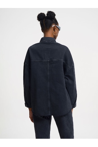 Comfort Fit Kadın Gömlek U.kol Denim