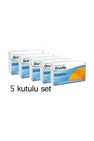 Bausch & Lomb Ocuvite Complete (5 Kutulu Set) Bausch & Lomb Ocuvite Complete (5 Kutulu Set)