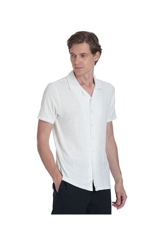 Hatemoğlu Beyaz Regular Fit Apaş Yaka Gömlek 35134 4111993
