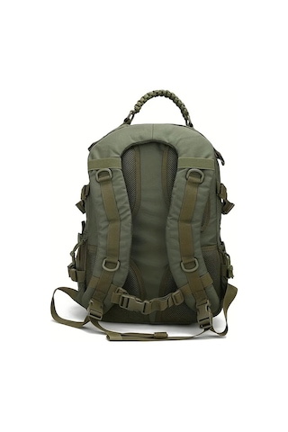 Dashanshop 35 Litre Green Erkekler İçin Yeni Outdoor Spor Sırt Çantası Modüler Tasarım Seyahat Çantası Şişe Tutuculu Altın