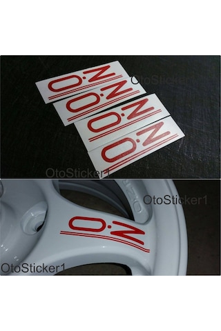 Oto Sticker Oz Racing Jant O.Z Jant Stickeri Seti 4 Parça