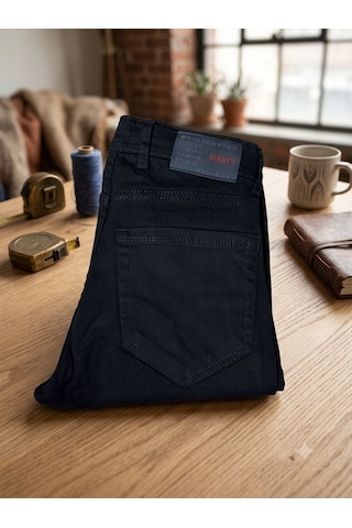 Denys Dennys Slimfit Erkek Kot Pantolon Siyah