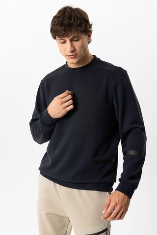 Backandbond Antrasit Regular Fit Bisiklet Yaka Sweatshirt
