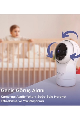 Mey İthalat Hubble Nursery View Pro 5 Dijital Bebek Kamerası Hbl11