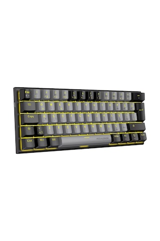 Mini T9 Türkçe Q Mekanik Klavye Red Switch Gamer Oyuncu Klavyesi