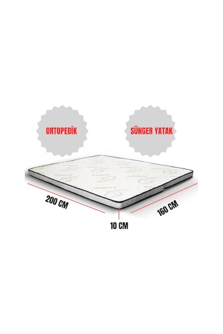 Sitehome Divan Hemnes Uyumlu Katlanır Ortopedik Bamboo Sünger Yatak Yeni Ürün