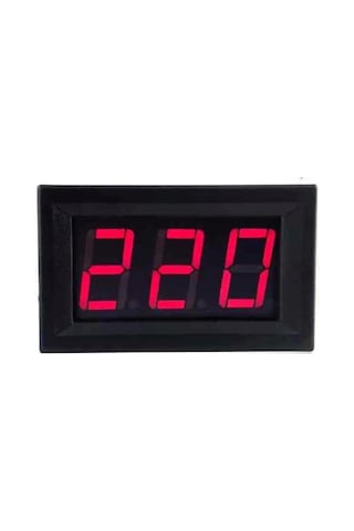 Dijital Mini Voltmetre Ac 70 -500v 0.56" Led Ekran