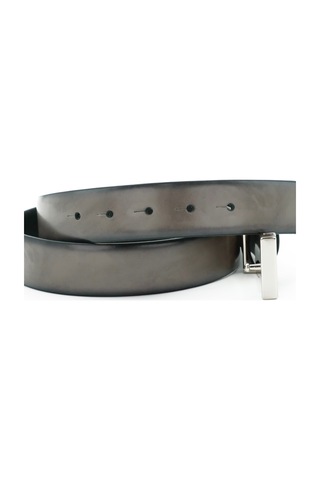 Tuna Nappa Hakiki Deri 3,50 Cm Pimli Toka Klasik Erkek Kemer - Kmr101 Gri