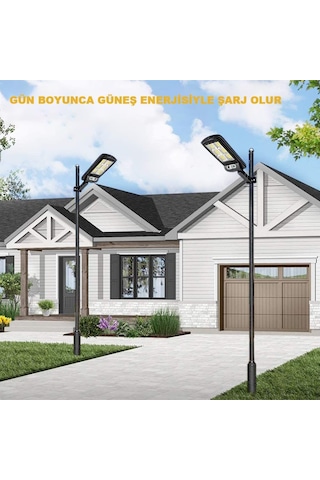 Solar Güneş Enerjili Bahçe Led Aydınlatma 120 Led Aydınlatma Uzaktan Kumandalı Hareket Sensörlü Gece Sensörlü Led Işık Bahçe Led Aydınlatması Diğer