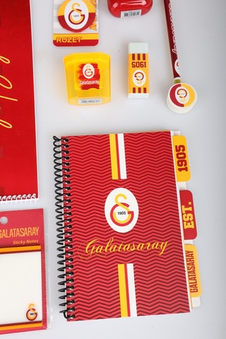 X Dekomus Lisanslı Galatasaray 17 Parça Premıum Hobi Kırtasiye Seti Boyama Kitabı,sticker