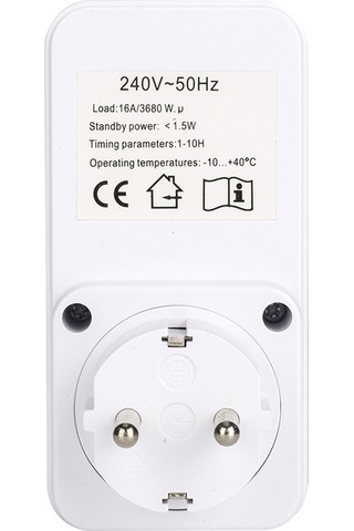 Besthome1 1-10 Saate Ayarlanabilir Enerji Tasarruflu Zamanlayıcı, Otomatik Kapanma, Ev Aletleri İçin Pratik Zamanlayıcı