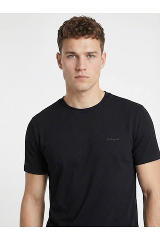 Loft Regular Fit Siyah Erkek T-shirt Lf2042953