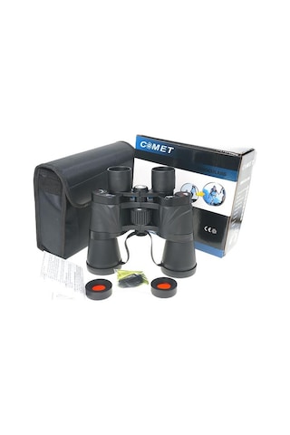 Comet 40x60 El Dürbünü Güneş Filtreli Taşıma Çantalı Av Dürbünü Siyah