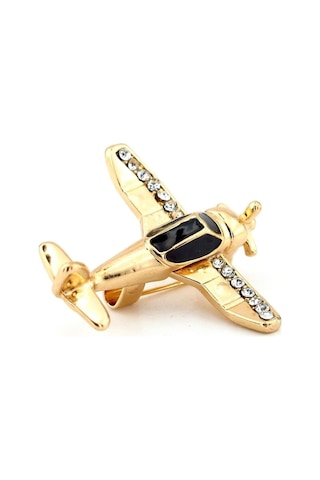 Solfera Pır Pır Uçak Hostes Pilot Havayolu Zirkon Taşlı Broş Rz173