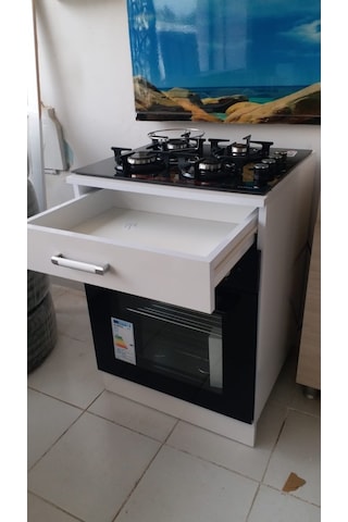 Mymobilya Ankastre Modül Fırın Ocak Dolabı Ank-01 Ücretsiz Kargo Çekmec