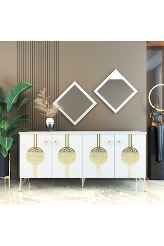 Esmopa.Mobilya Elegant Beyaz Konsol