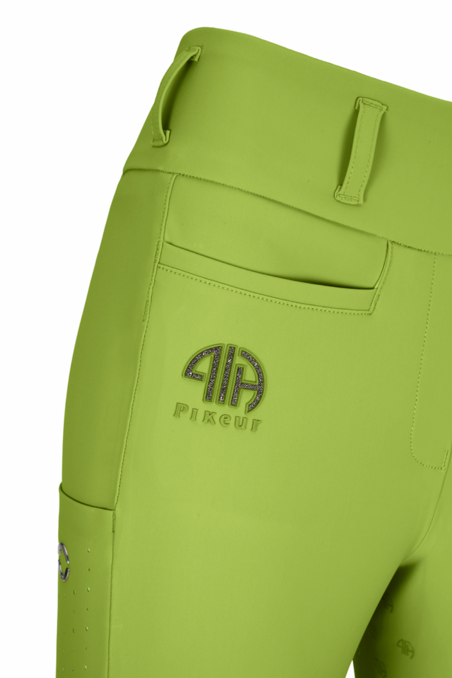 Pikeur Linnett Griptec 6535 Yazlık Lüks Yüksek Bel Kadın Binici Taytı Yeşil