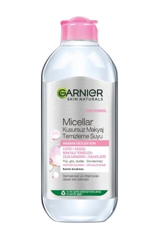 Micellar Kusursuz Makyaj Temizleme Suyu 400ml Makyaj Temizleme Mendili 100 'lü Hediye