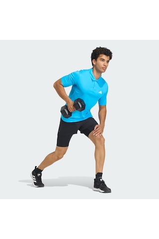 Adidas Workout Essentials Base Erkek Polo T-shirt Kd5440 Mavi
