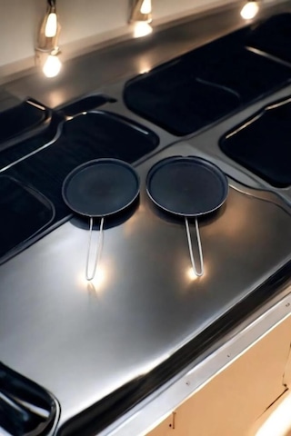 Şahane İkiz Gözleme Balık Tavası 32cm Siyah