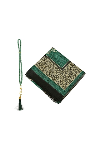 Şönil Seccade Ve Vavlı I Nci Tesbih Set Yeşil