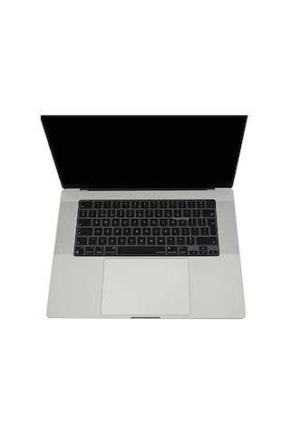 Macbook Uyumlu Uk İngilizce Klavye Koruyucu Iso Ters L Enter M1-m5 A2681 A3113 A3240 A3449 A2941 A3241 A2442 A2779 A2992 A2485 A2991 Keyboard Cover Touch Id Siyah