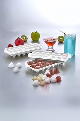 Ny Home Elmas Model Buz Kalıbı Beyaz Beyaz