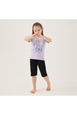 Frozen D4803-2 Çocuk  Lila Pijama
