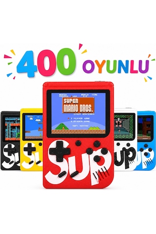 Gamebox Taşınabilir Video Oyun Konsolu 400 Oyunlu Mini Atari Gameboy